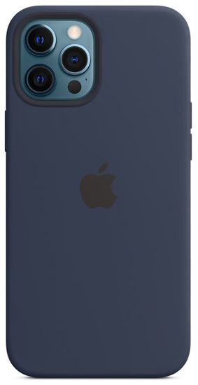 Apple iPhone 12 Pro Max Silicone Case with MagSafe - Deep Navy MHLC3ZM/A