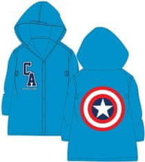 Eplusm Detská pláštěnka Avengers Captain America modrá Velikost: 110/116 (6 let)
