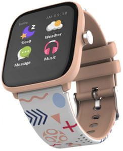 chytré smart hodinky Carneo tik tok hr plus ips displej android ios Bluetooth náhradný remienok krokomer meranie tepu športové režimy relax režim