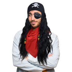 Čierna parochňa pirát so šatkou