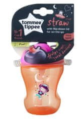 Tommee Tippee Netečúci hrnček so slamkou Straw Cup 230ml 7m+ Pink