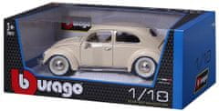 BBurago 1:18 Volkswagen Beetle 1955 krémová