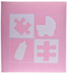 KPH Klasické album Baby puzzle růžové