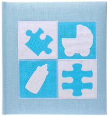 KPH Klasické album Baby puzzle modré