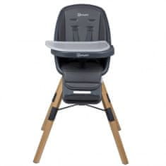 jedálenská stolička CAROU 360° Grey
