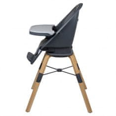 BabyGO jedálenská stolička CAROU 360° Grey