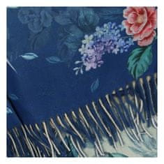 Delami Kvetovaná dámska šál, svetlo modrá