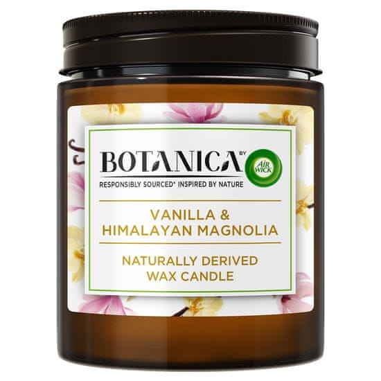 Air wick Botanica by sviečka - Vanilka a himalájska magnólia 205 g