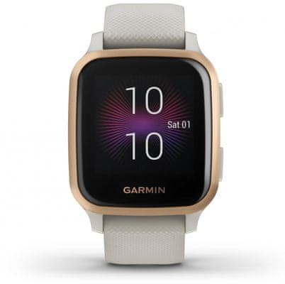 Inteligentné hodinky Garmin VENU SQ Music, LCD displej, smart watch, pokročilé, zdravotné funkcie, tep, dych, menštruačný cyklus, pitný režim, metabolizmus, kalórie, vzdialenosti, kroky, aktivita, odpočinok, spánok