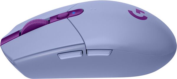 Herná myš Logitech G305, fialová (910-006022) káblová 12 000 DPI programovateľné tlačidlá nový snímač ergonomická integrovaná pamäť