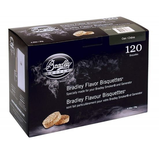 Bradley Smoker Brikety na údenie Dub 120 ks