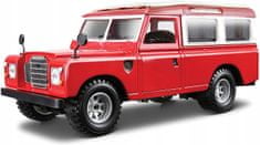BBurago 1:24 Land Rover, červená