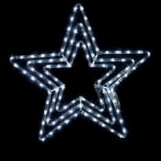 ACA Lightning 3x LED vianočné hviezda do okna 21W, 230V, studená biela farba, IP44
