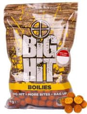 Crafty Catcher 20mm boilies Big Hit 1kg + popup - Spicy Krill & Garlic/Korenistý kril