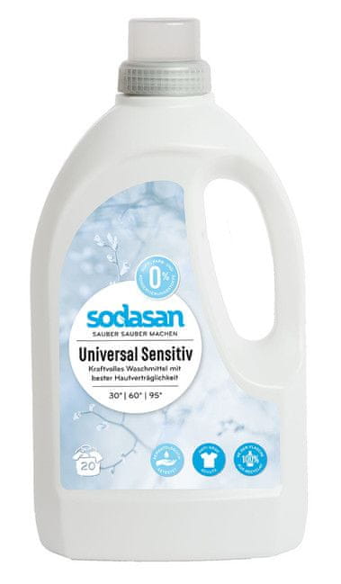 Sodasan Universal tekutý prací prostriedok sensitive - 1,5L