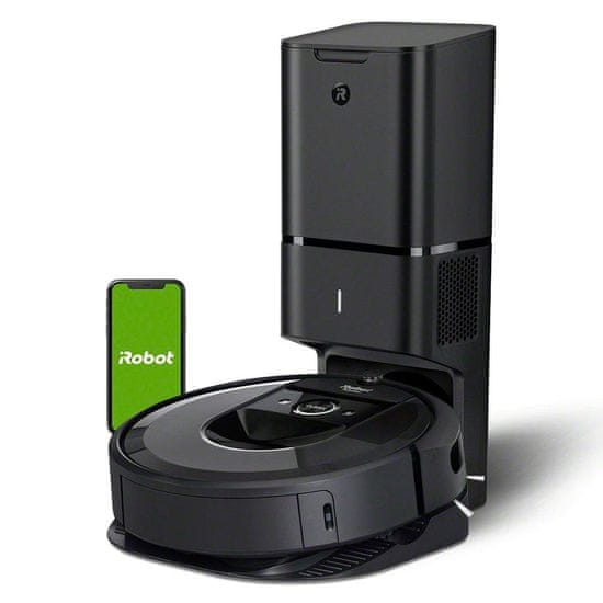 iRobot robotický vysavač Roomba i7+ (Čierna)