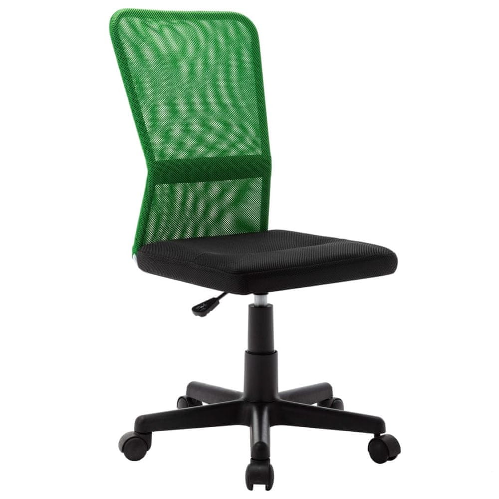 Petromila vidaXL Kancelárska stolička čierna a zelená 44x52x100 cm sieťovinová látka