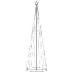 Vidaxl Vianočný stromček, kužeľ, 752 LED, teplé biele svetlo 160x500cm