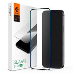 Spigen Glas.Tr Slim Full Cover ochranné sklo na iPhone 12 / 12 Pro, čierne