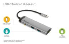 VERBATIM Viacportový rozbočovač USB-C, USB 3.1 GEN 1 / 2× USB 3.0 / HDMI (49140)
