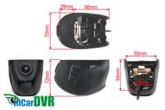 inCarDVR InCar DVR záznamová kamera VW Golf VII.(11/2012->).