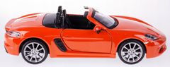 BBurago 1:24 Plus Porsche 718 Boxster oranžová