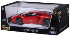 BBurago 1:18 Plus Lamborghini Aventador LP700-4, oranžová