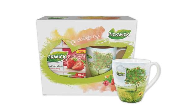Pickwick Darčekové balenie ovocných čajov s hrnčekom LÉTO
