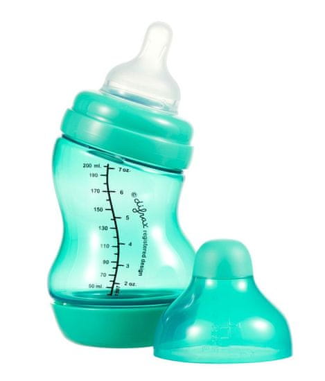 Difrax Dojčenská S-fľaštička, široká, Antikolik 200 ml