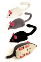 Karlie Hračka mačka Myš super rýchla naťahovacie plyš