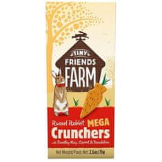 Supreme Tiny FARM Snack Rabbit Mega Crunchers - králik 3 ks, 75 g