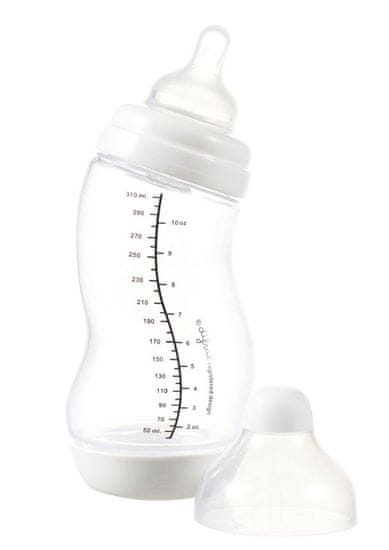 Difrax Dojčenská S-fľaštička, široká, Antikoliková 310 ml