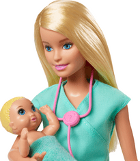 Mattel Barbie Povolanie herný set Detská lekárka DHB63