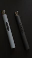 plazmový USB zapaľovač EasyFlame Basic, farba šedá