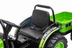 Beneo Elektrický Traktor POWER s vlečkou, Pohon zadných kolies, 12V batéria, dialkové ovládanie, MP3