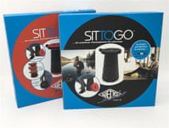 WEDO Skladacia stolička "Sittogo", plastová, teleskopická, čierna