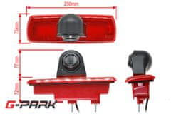 G-PARK Parkovacia CCD kamera pre RENAULT Trafic (14->) / FIAT Talento (16->) / OPEL Vivaro (14->) / NISSAN NV300 (2016->)