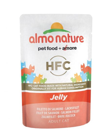 Almo Nature HFC Jelly losos v želé 24x55 g