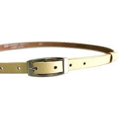 Penny Belts Dámsky kožený opasok 15-2-02 beige (Dĺžka opasku 90 cm)