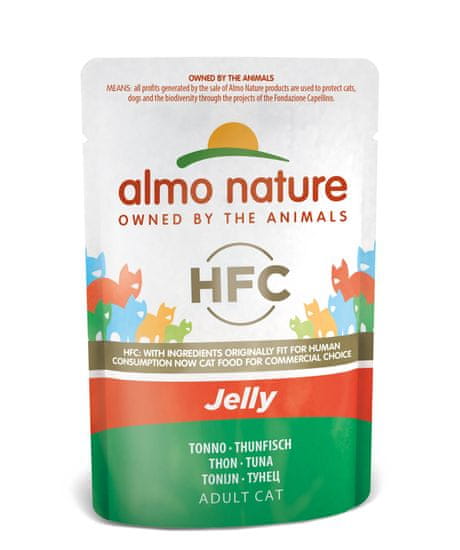 Almo Nature HFC Jelly Tuniak v želé 24x55 g