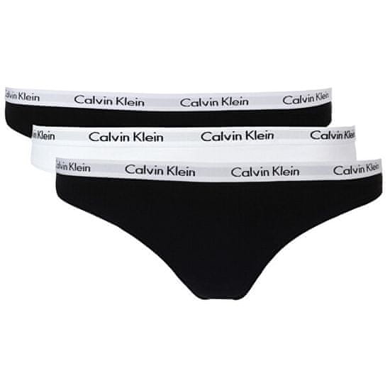 Calvin Klein 3 PACK - dámske nohavičky Bikini QD3588E-WZB
