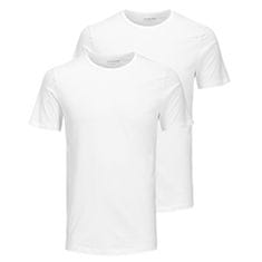 Jack&Jones 2 PACK - pánske tričko JACBASIC Regular Fit 12133913 White (Veľkosť L)