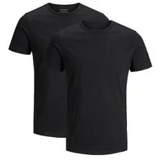 Jack&Jones 2 PACK - pánske tričko JACBASIC Regular Fit 12133913 Black (Veľkosť XXL)
