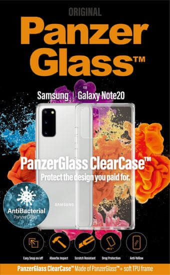 PanzerGlass ClearCase Antibacterial pre Samsung Galaxy Note 2 00254