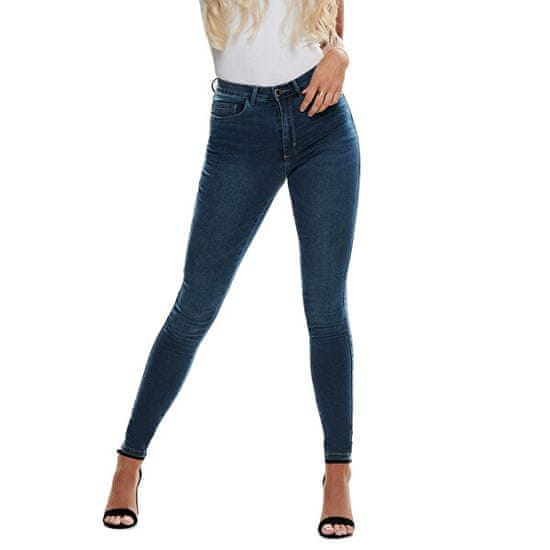 ONLY Dámske džínsy ONLROYAL Skinny Fit 15181725 Dark Blue Denim
