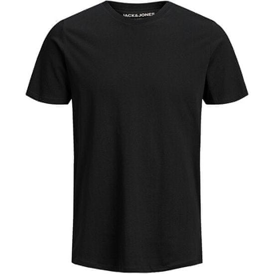Jack&Jones Pánske tričko JJEORGANIC Slim Fit 12156101 Black