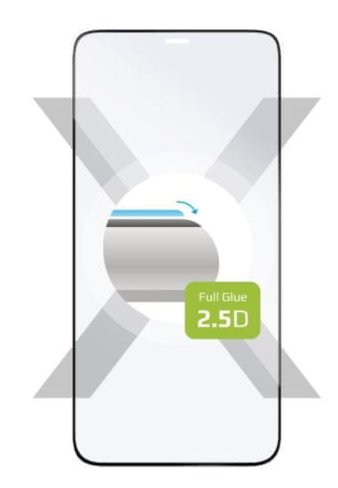 FIXED Ochranné sklo Full-Cover Apple iPhone 12/12 Pro, celý displej, čierne FIXGFA-558-BK