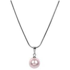 Levien Pôvabný náhrdelník s perličkou Pearl Rosaline