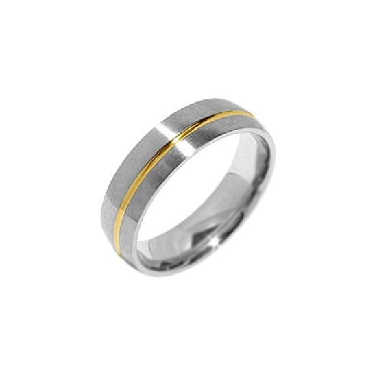 Silvego Snubný oceľový prsteň pre mužov PARIS RRC2048-M
