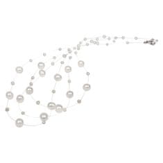 JwL Luxury Pearls Náhrdelník z levitujúich pravých perál JL0203